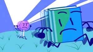 Bfdi Angry Ball And Book Wallpaper