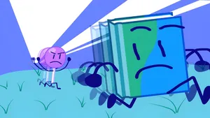 Bfdi Angry Ball And Book Wallpaper