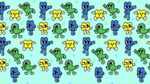 Bfdi Character Pattern Wallpaper