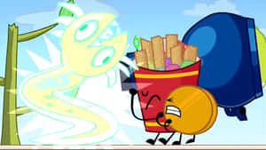 Bfdi Characters Encounter Ghost Wallpaper