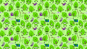 Bfdi Leafy Pattern Wallpaper