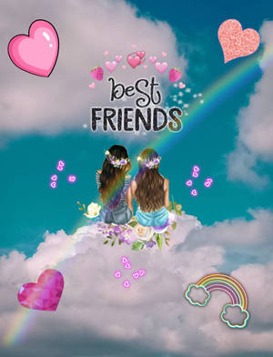 Bffs On Clouds Wallpaper