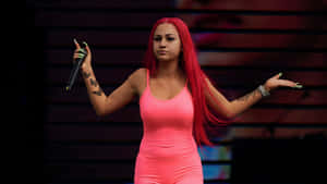 Bhad Bhabie Live Performance Wallpaper