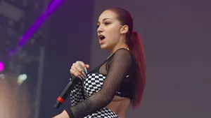 Bhad Bhabie Live Performance Wallpaper
