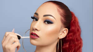 Bhad Bhabie Makeup Look Wallpaper