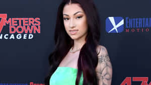 Bhad Bhabie Red Carpet Look Wallpaper
