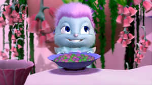 Bibble Eating Colorful Food Wallpaper