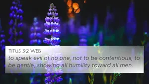 Bible Saying About Being Contentious Wallpaper