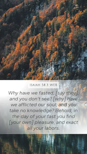 Bible Verse From Isiah That People Must Exact Their Labors Wallpaper