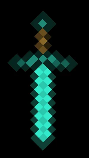 Big Axe Weapon Minecraft Iphone Wallpaper