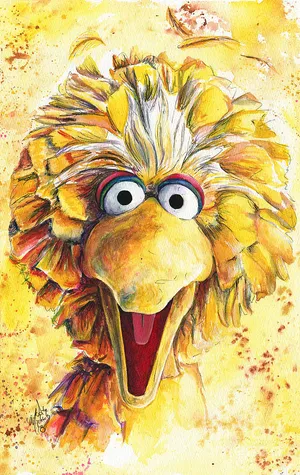 Big Bird Painting Wallpaper