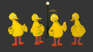 Big Bird Reactions Wallpaper