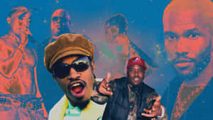 Big Boi Collage Artistic Background Wallpaper