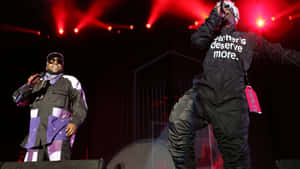 Big Boi Performingon Stage Wallpaper