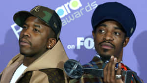 Big Boiand Andre3000at Awards Event Wallpaper