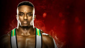 Big E Demonstrating A Confrontational Gaze In A Close-up Shot. Wallpaper