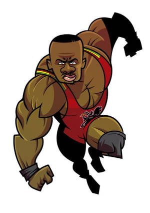 Big E Ewen Cartoon Art Wallpaper