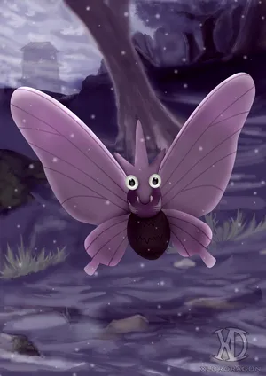 Big Eyes Of Venomoth Wallpaper