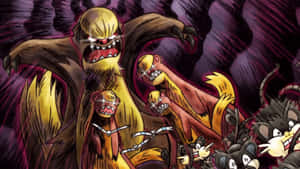 Big Gumshoos And Yungoos Wallpaper