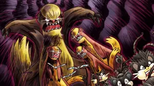 Big Gumshoos And Yungoos Wallpaper