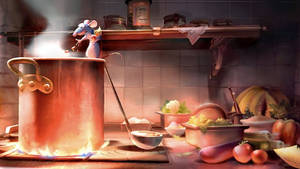 Big Pot And Ratatouille Wallpaper