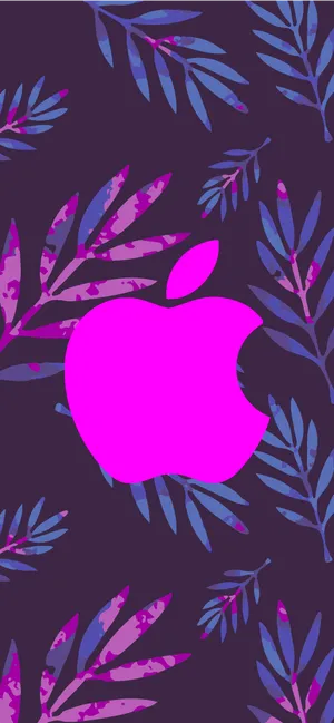 Big Purple Logo Amazing Apple Hd Iphone Wallpaper