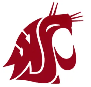 Big Red Cougars Logo Washington State University Wallpaper