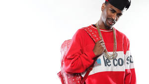 Big Sean Red Sweater Wallpaper