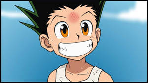 Big Smile Of Gon Wallpaper