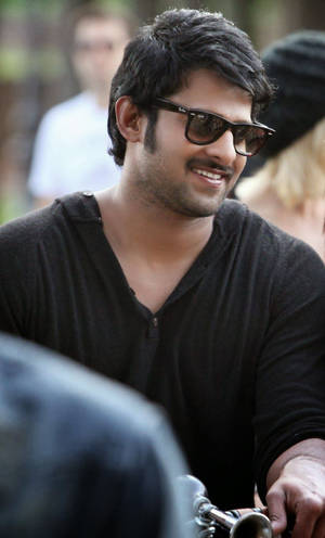 Big Smile Prabhas Mirchi Wallpaper