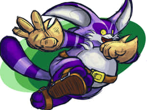 Big The Cat Smiling In Sonic Adventure Wallpaper Wallpaper
