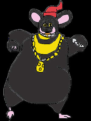 Biggie Cheese Cartoon Character Wallpaper