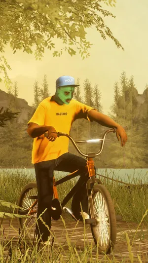 Bike Riding Tyler The Creator Pfp Wallpaper