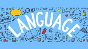 Bilingual Language Art Wallpaper