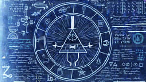 Bill Cipher Blueprint Wallpaper