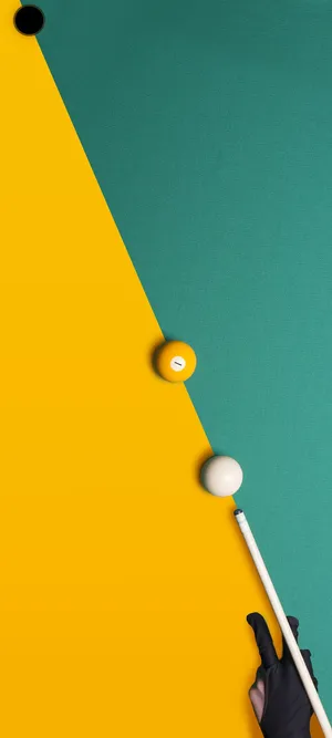 Billiards Punch Hole Wallpaper