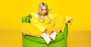Billie Eilish Productive Hangouts Wallpaper