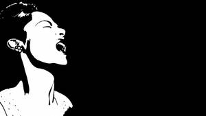 Billie Holiday Vector Art Wallpaper