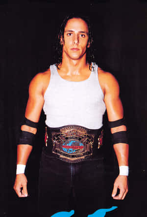 Billy Kidman Wearing His Wcw Cruiserweight Belt Wallpaper