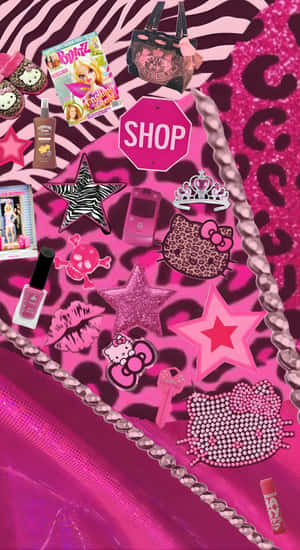 Bimbo Aesthetic Collage Wallpaper