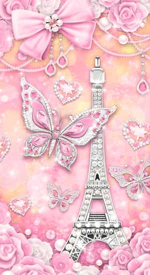 Bimbo Aesthetic Paris Glam Wallpaper