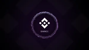 Binance In A Circle Wallpaper