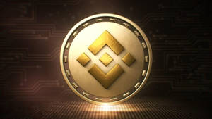 Binance Metal Shield Wallpaper