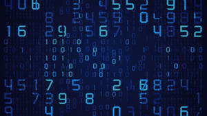 Binary And Numbers Cyber Security Wallpaper