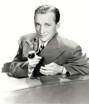 Bing Crosby With Smoking Pipe Wallpaper