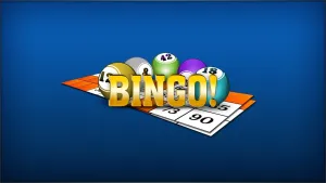 Bingo Logo In Blue Wallpaper