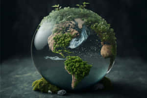 Biodiversity Encapsulated Earth Wallpaper