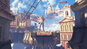 Bioshock Infinite Desktop Floating City Wallpaper