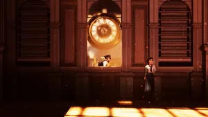 Bioshock Infinite Huge Clock Wallpaper