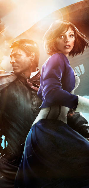 Bioshock Infinite Iphone Characters Wallpaper